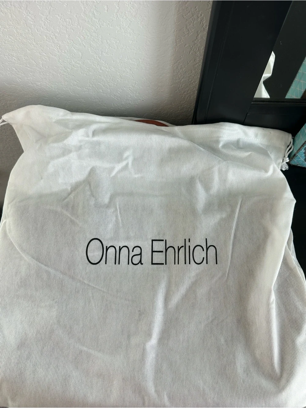 NWOT Onna Ehrlich Pebbled Leather Tote in Cognac